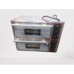 Four à pizza quartz infrarouge - 2 chambres - 400 V - 18424