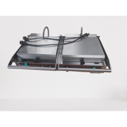 Grill vitrocéramique double - Plaques lisses - 10232VLL