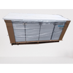 Furnotel - Table réfrigérée inox négative avec évaporateur ventilé - 3 portes - 417 litres - Sans dosseret - GN3101BTX