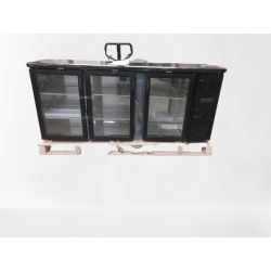 Furnotel - Arrière-bars skinplate - Groupe logé - 3 portes vitrées - 536 litres - BC3101V