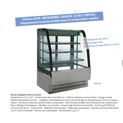 ZETA150 - VITRINE REFRIGEREE - GROUPE LOGE VITRAGE BOMBE  -
