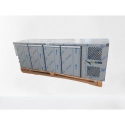 SOFRACOLD - Table GN 1/1 positive sans dosseret - Prof.700 - 4 portes - 420 L - TRG4PSD
