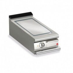Top plancha électrique - Plaque lisse 17,3 dm² - Chrome dur - Larg. 400 mm - 305 x 490 - Gamme QUEEN 700 -  70QSFTE405 - Baron