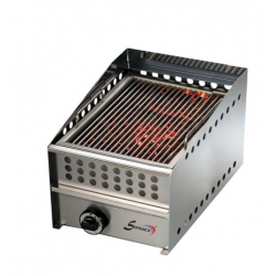 Wood steak grill gaz - L 400 mm - 14076A