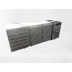 SOFRACOLD - Table à pizza GN 1/1 - Dessus granit - Prof. 750 - 2 portes - 210 L - TPZ27-2