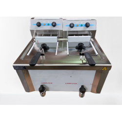 Furnotel - Friteuse électrique de table - 2 bacs 6 litres - E306