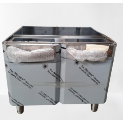 Tecnoinox - Support avec placard 2 portes - Gamme 700 - VNP70L7