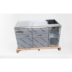 Coldline - Table réfrigérée négative MASTER - Profondeur 700 - Groupe logé - 2 portes - 260 litres