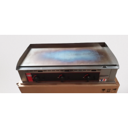 Plaque lisse à snacker gaz en acier décarburé - PSG900A