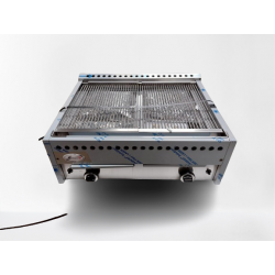 Wood steak grill gaz double - L 780 mm - 14156A