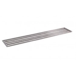Etagère murale barreaudée en inox - Profondeur 400 mm - Longueur 2000 mm - EMB420T